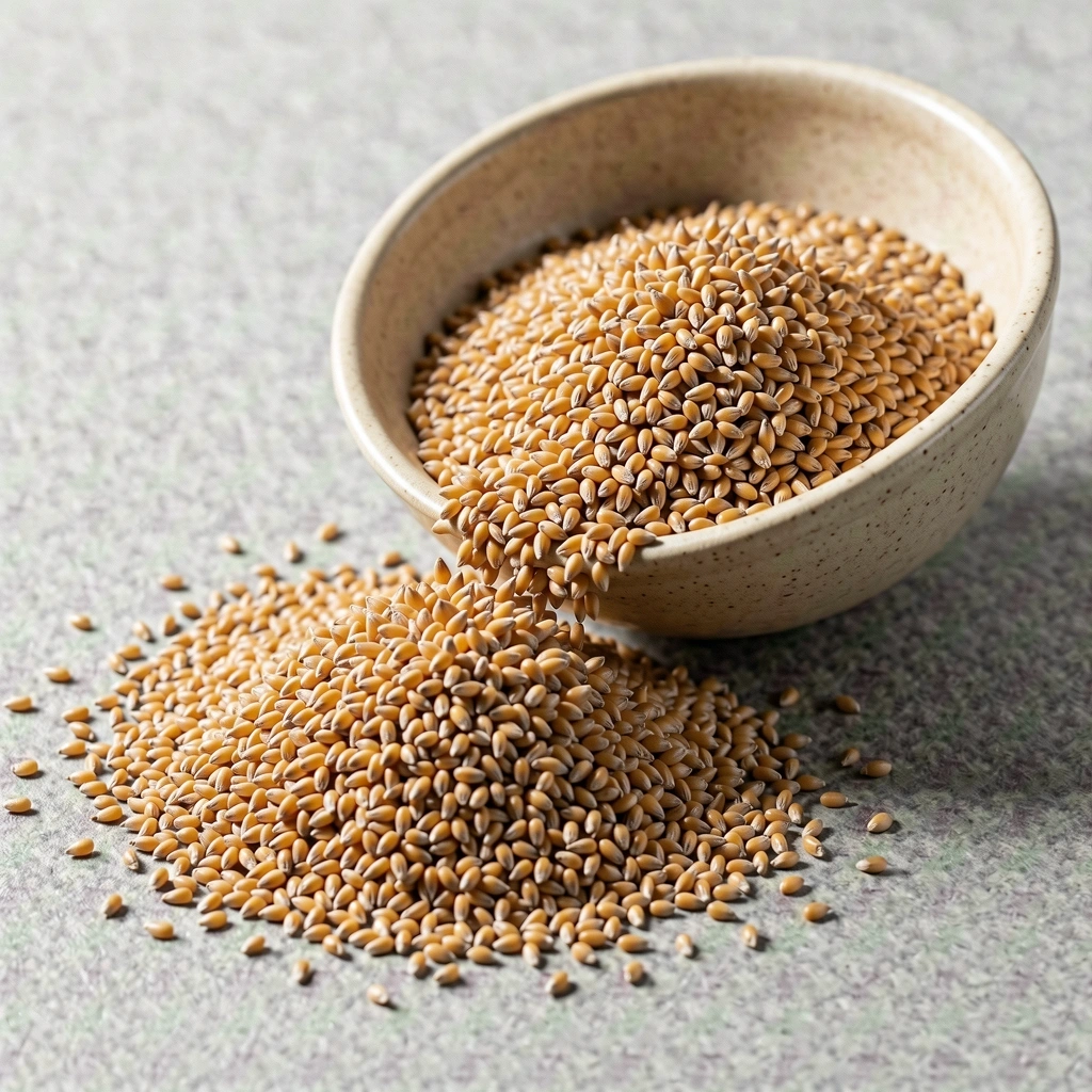 Alte Getreidesorten in Keramikschalen